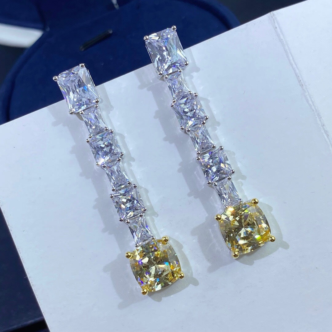 Sunshine Glow Diamond Earrings