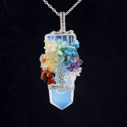 Majestic "Tree of Life" Crystal Essence Pendant