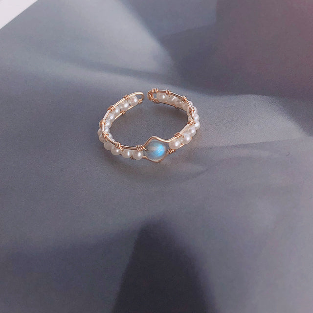 Twilight Glow Pearl Ring