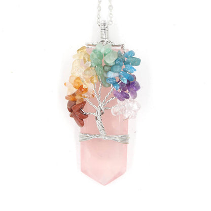 Majestic "Tree of Life" Crystal Essence Pendant