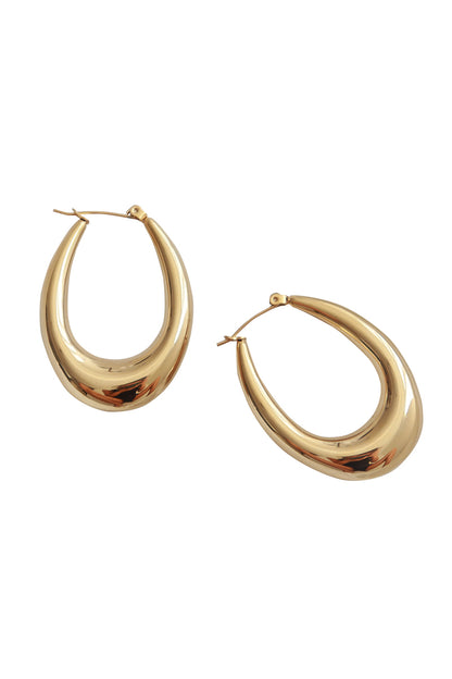 Gilded Elegance Gold Earrings