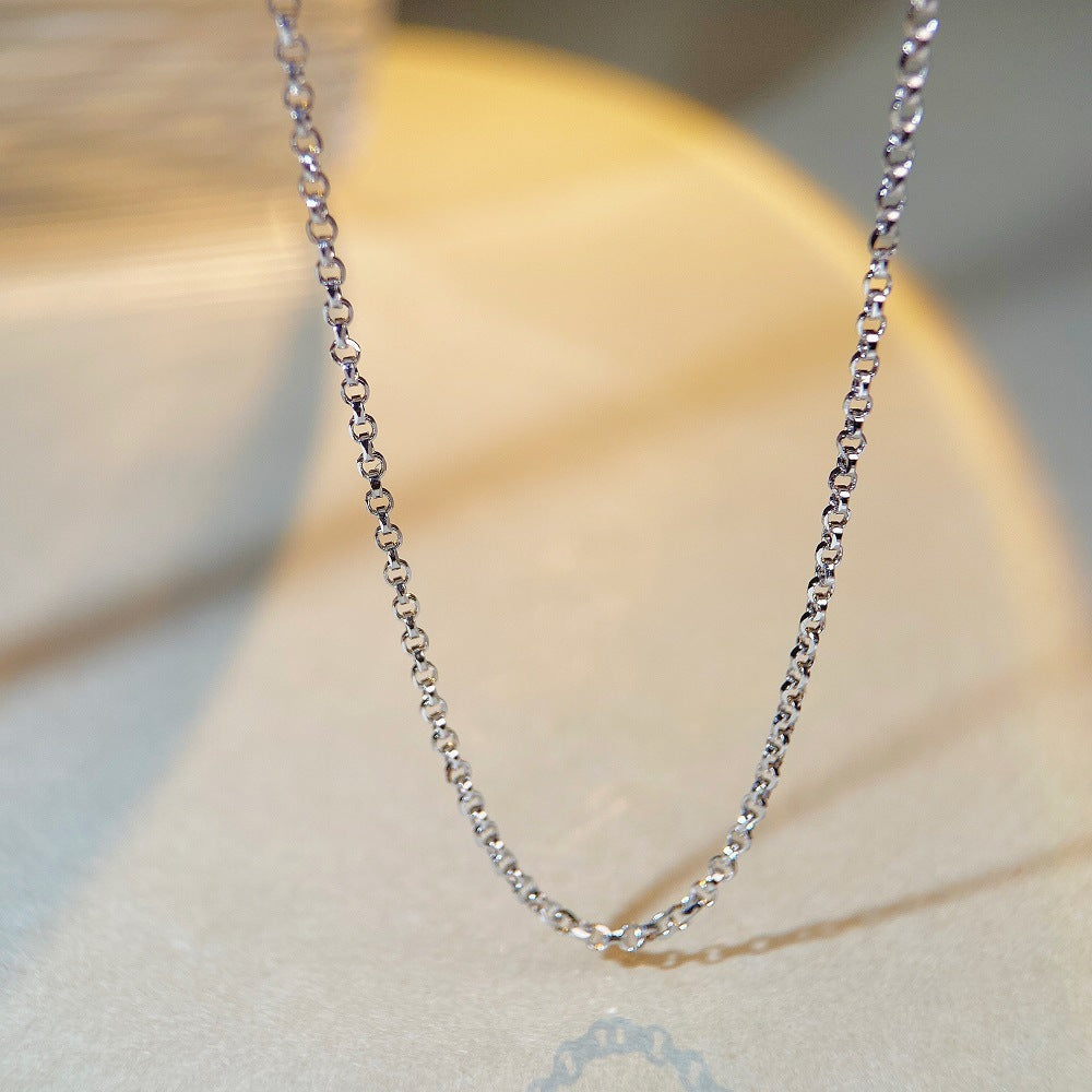 Radiant Glow Sterling Silver Necklace