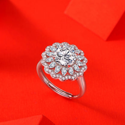 Silver Blossom Ring
