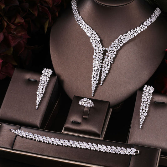 Sparkling Elegance Waterfall Jewelry Set