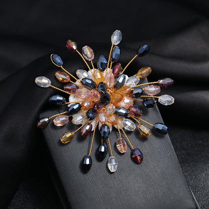 Opulent Pearl Elegance Brooch