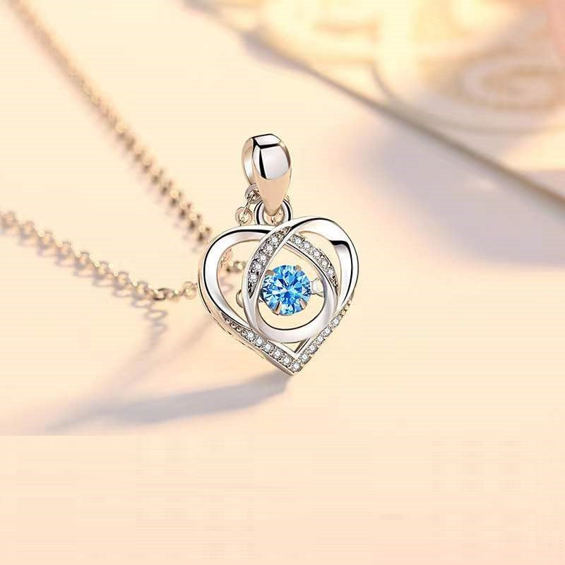 Sparkling Love Gemstone Necklace