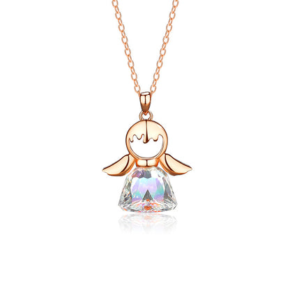 Crystal Little Angel Women's Necklace