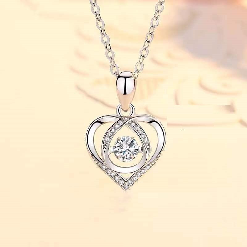 Sparkling Love Gemstone Necklace