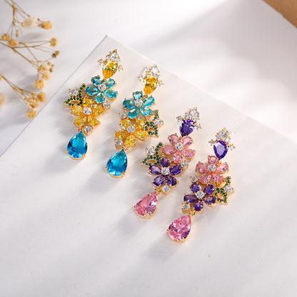 Enchanting Butterfly Zircon Earrings